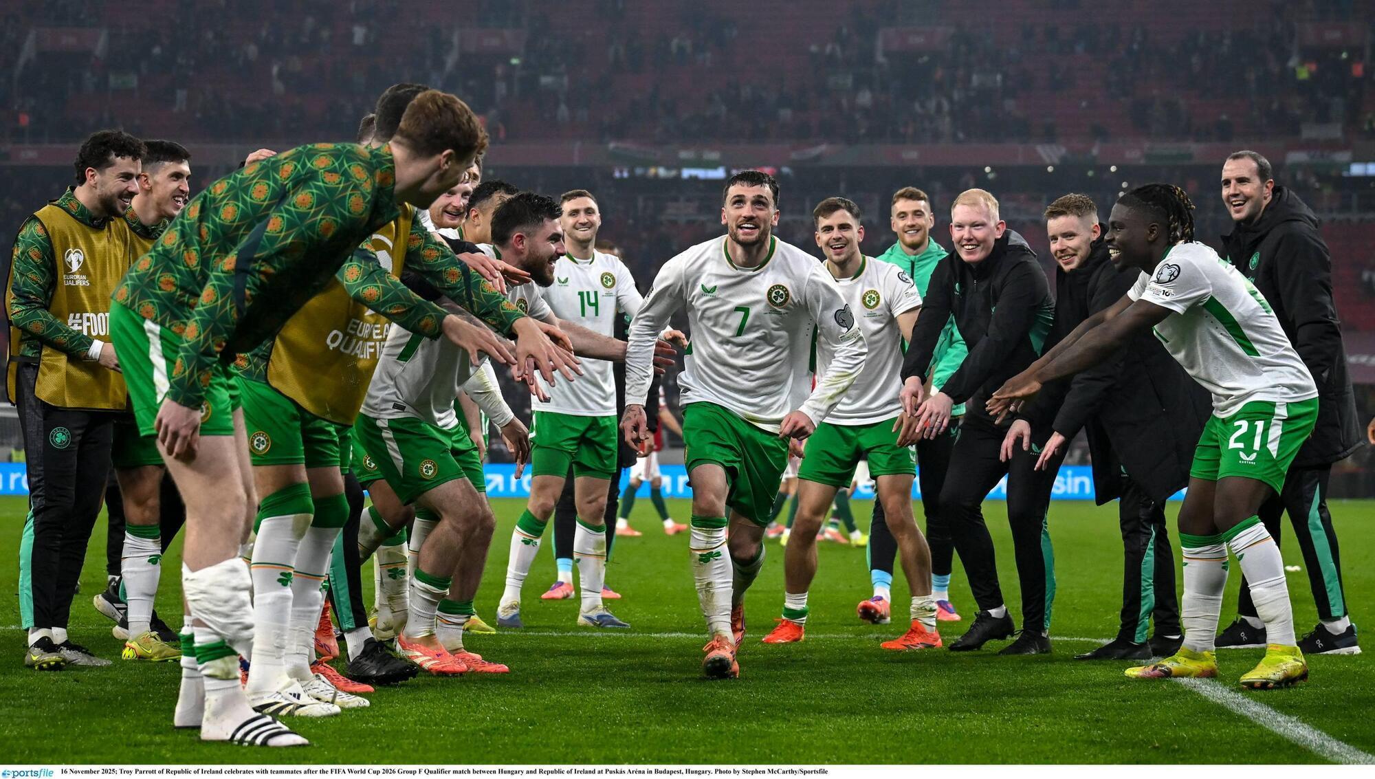 Parrott’s Budapest stunner voted Ireland’s sporting moment of 2025