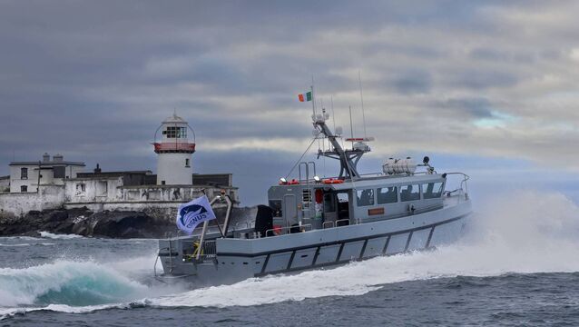 <p>Naval Service patrol vessel 'Fionnghuala', which same into service earlier this year.  Picture: Valerie O'Sullivan</p>
