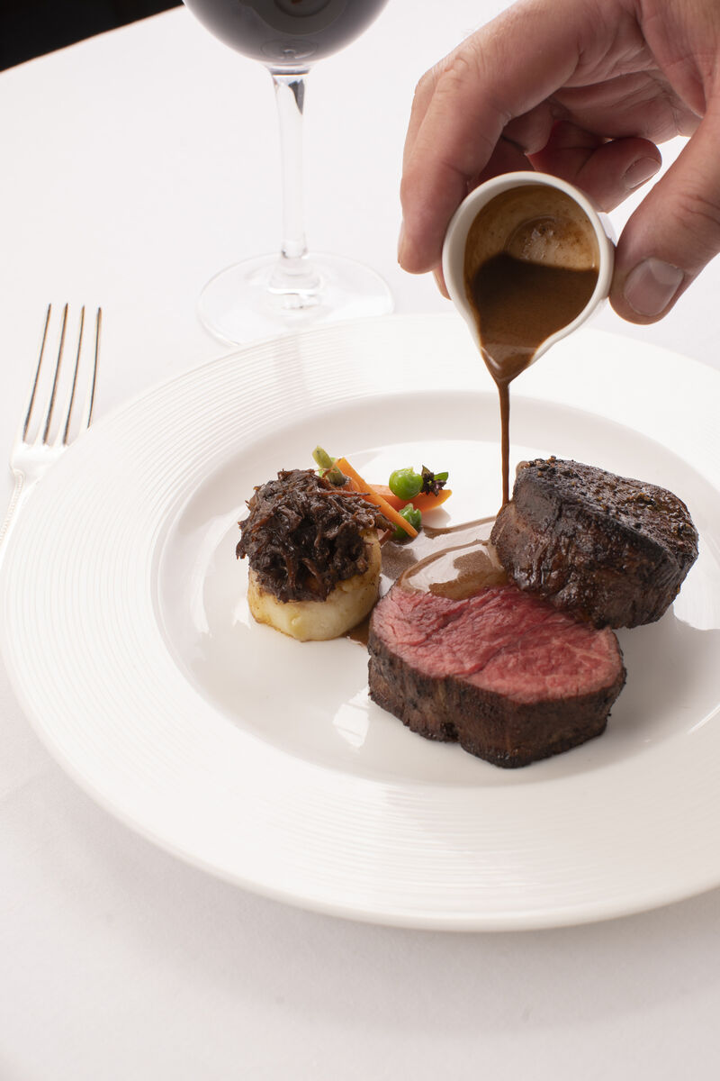 The refurbished Yew Tree Restaurant is the hotel’s two AA Rosette dining experience