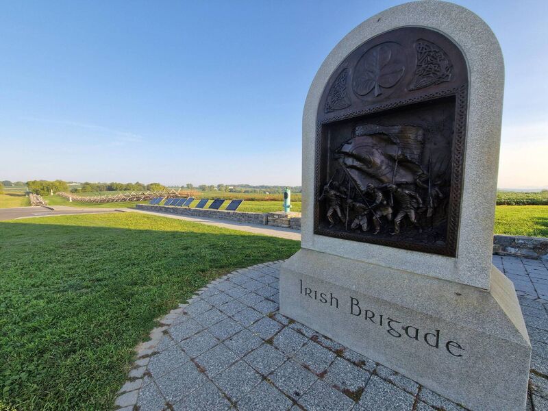 The Irish Brigade Memorial at Antietam, where James Cain of Listowel was shot. The Irish Brigade Memorial at Antietam, where James Cain of Listowel was shot.