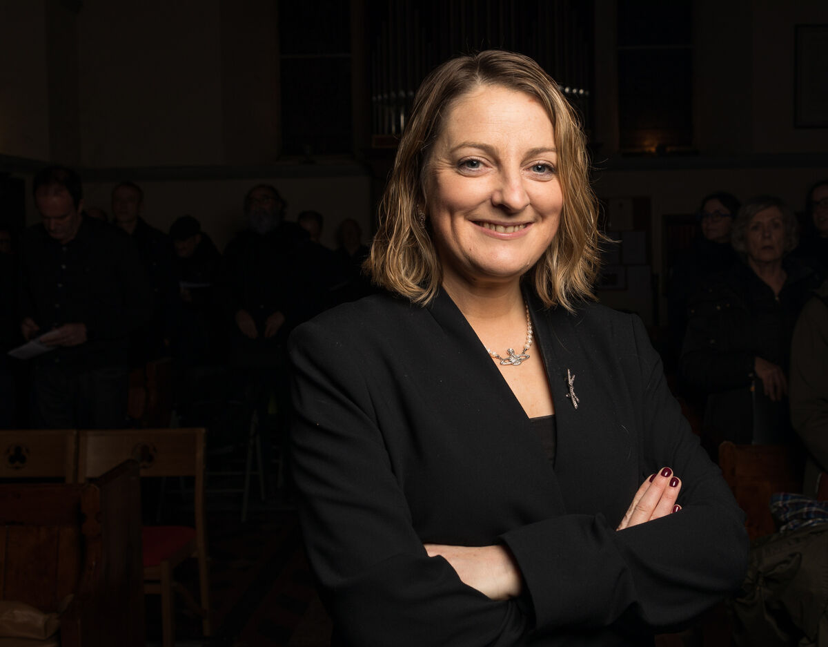 Yvonne Nolan at the choral concert at Templebreedy Church, Crosshaven, Co Cork.  Picture: David Creedon