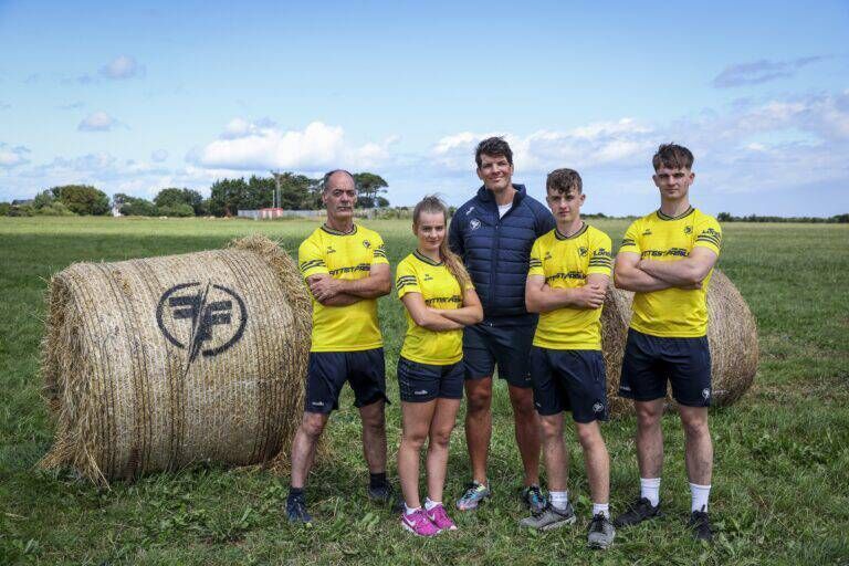 Cork-based Linehan family - Diarmuid, Aoibhe, Ruairí and Seán - with coach Donncha O'Callaghan, are competing in the final of Ireland's Fittest Family on Sunday night. Cork-based Linehan family - Diarmuid, Aoibhe, Ruairí and Seán - with coach Donncha O'Callaghan, are competing in the final of Ireland's Fittest Family on Sunday night.
