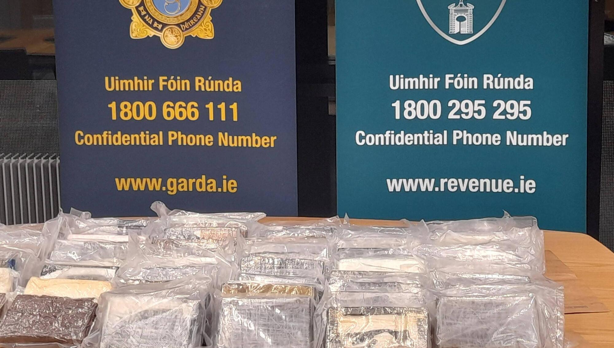Three arrested in connection with €4m cocaine seizure in Kildare and Wexford