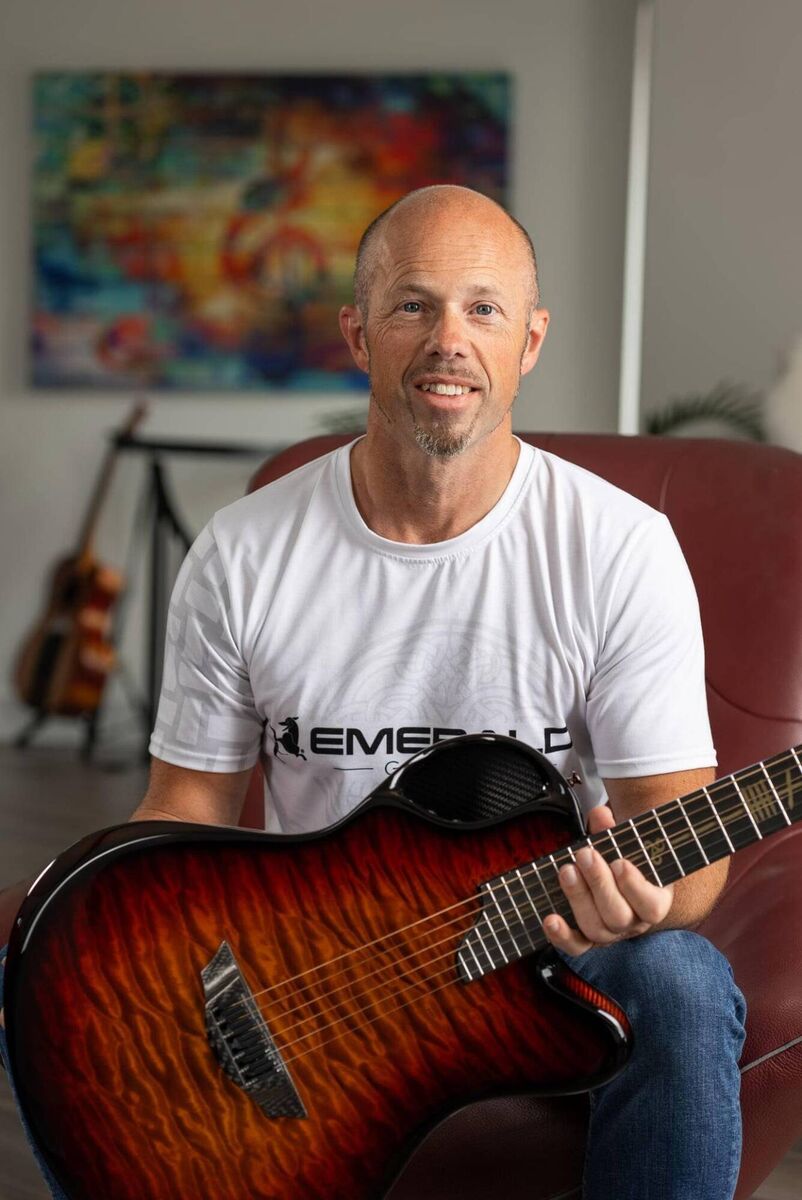 Alistair Hay of Emerald Guitars in Donegal, who are now handling all US orders through a new distribution hub at Stuart, Florida, thus eliminating any surprise fees for US-based customers.
