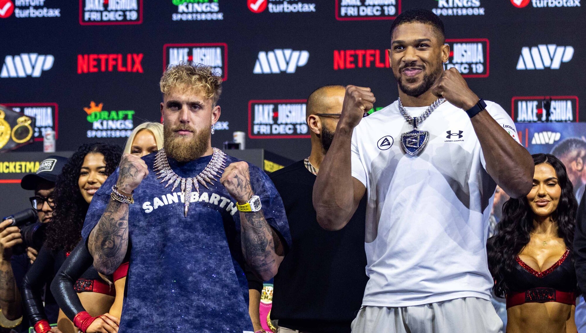 Anthony Joshua says he will ‘outclass’ Jake Paul in heavyweight clash