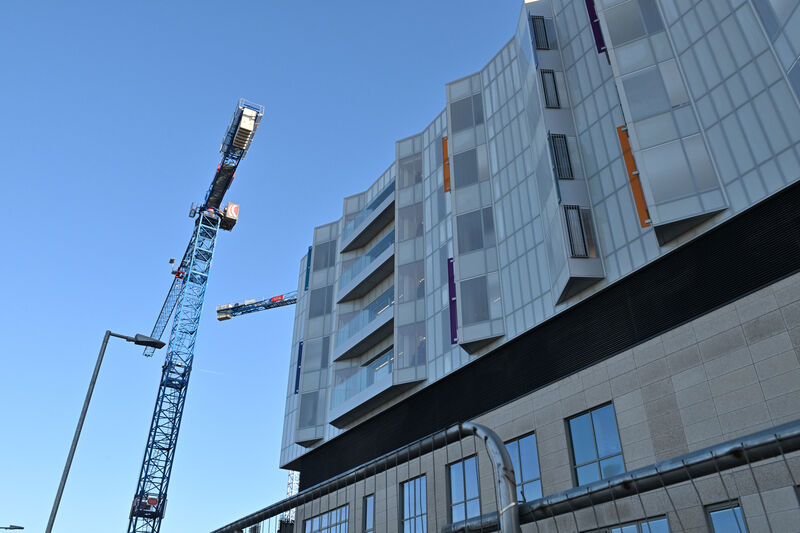  Construction work underway at University Hospital Limerick. 'The overcrowding situation in UHL remains extremely dangerous despite the recent opening of additional capacity.' Picture Dan Linehan