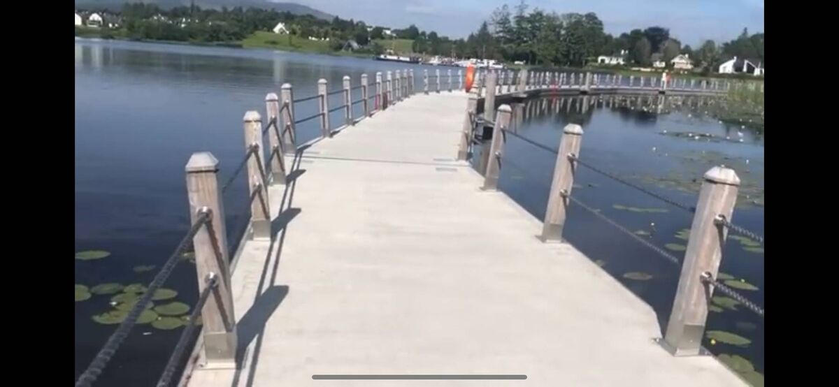 Floating boardwalk, Beara Breifne Way, Drumshanbo