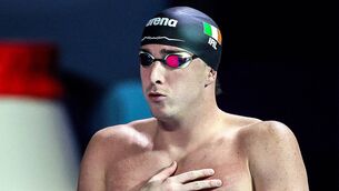 <p>Irish Olympians Max McCusker and Shane Ryan have both signed up to be part of the Enhanced Games. Pic: Nikola Krstic/Sportsfile</p>