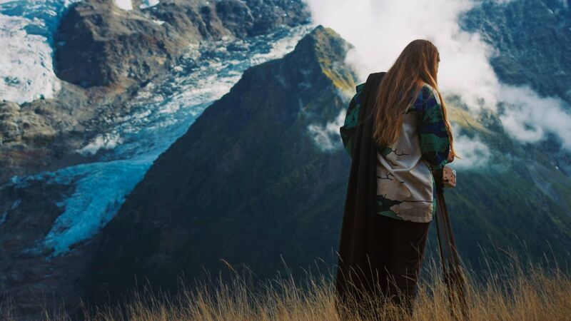 Director Sophie Chaffaut using a replica 19th century camera as Lizzie Le Blond would have. Director Sophie Chaffaut using a replica 19th century camera as Lizzie Le Blond would have.