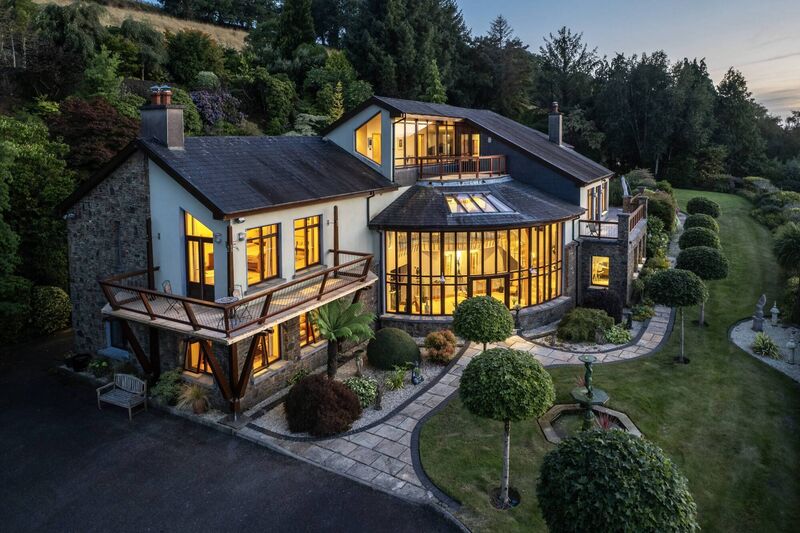 Galvanized glow: Lough Mahon House