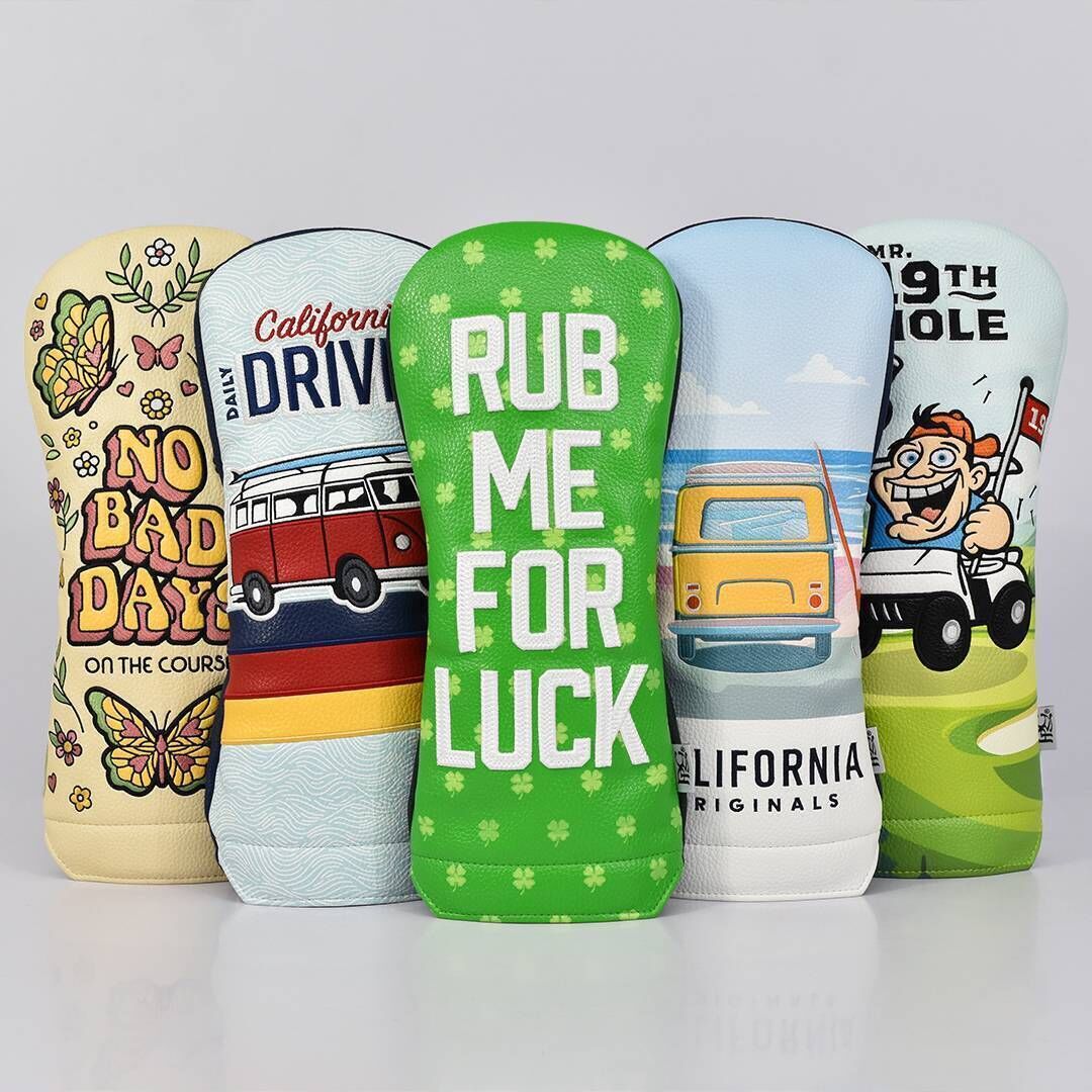 MARKHAM XMAS GOLF: PRG head covers