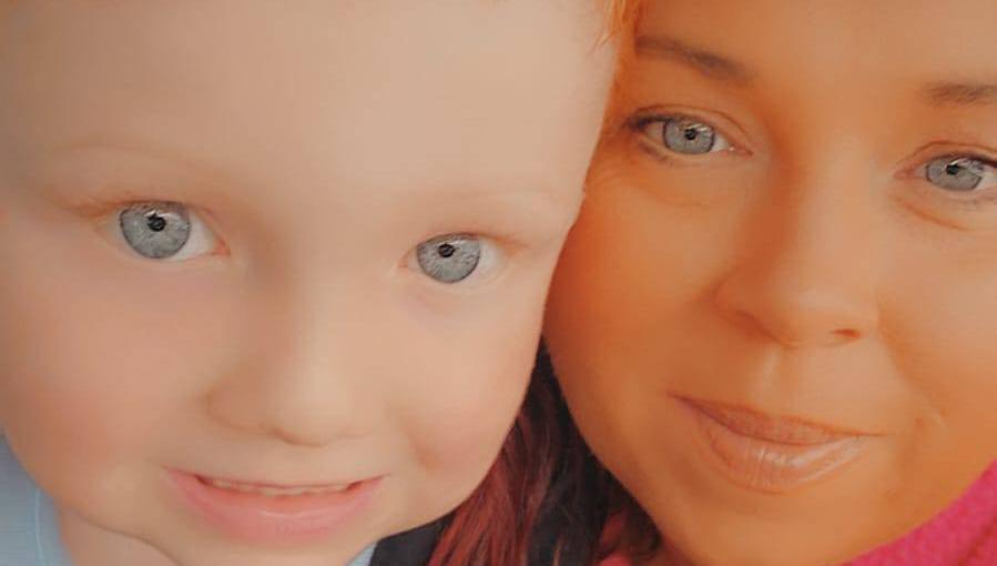 Michelle Ward and her four-year-old son live in a mobile home at the side of her father’s house in Galway.