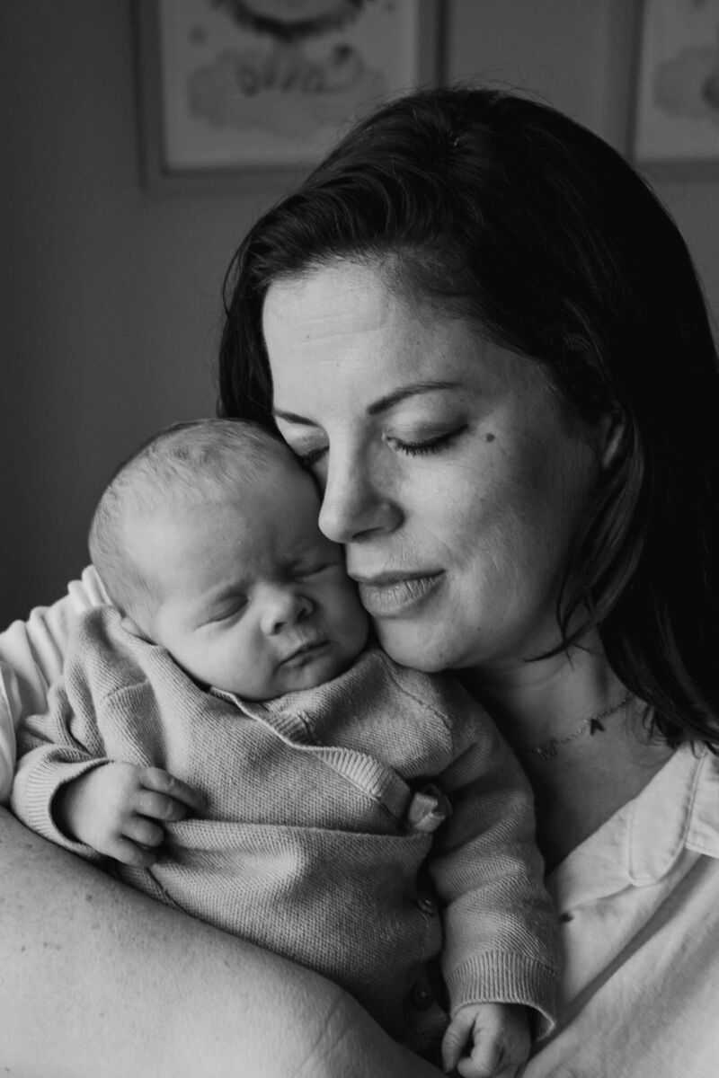 Ariana Dunne: 'We feel very very lucky as she is a great baby, sleeps a lot and is very calm.'