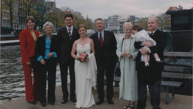 <p>My Wedding Day: Joanna Donnelly and Harm Luijkx in Amsterdam.</p>