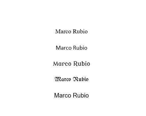 'Typography shapes how official documents are perceived in terms of cohesion, professionalism and formality,' Mr Rubio said in a cable sent to all US embassies and consulates abroad. 'Typography shapes how official documents are perceived in terms of cohesion, professionalism and formality,' Mr Rubio said in a cable sent to all US embassies and consulates abroad.