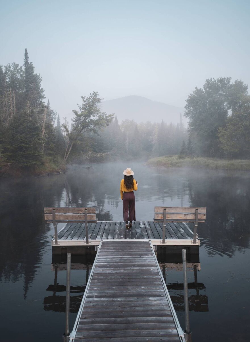 Enjoying the silence of the Laurentian Mountains Enjoying the silence of the Laurentian Mountains