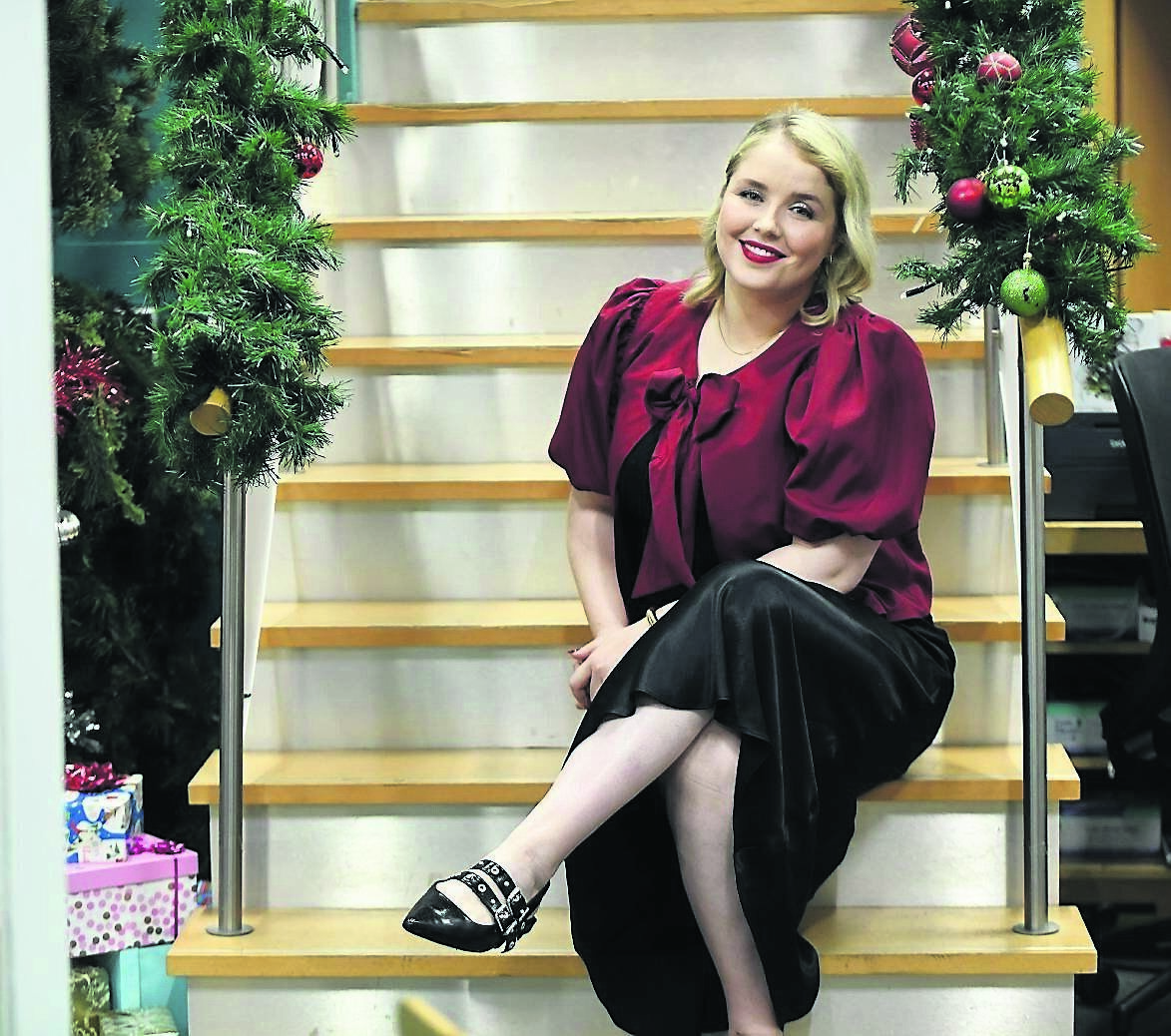 Rebecca Grimes on the Fair City set in RTE. Photograph: Moya Nolan Rebecca Grimes on the Fair City set in RTE. Photograph: Moya Nolan