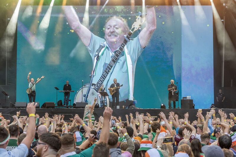 The Wolfe Tones in Thomond Park last July. Picture: Kieran Ryan-Benson The Wolfe Tones in Thomond Park last July. Picture: Kieran Ryan-Benson