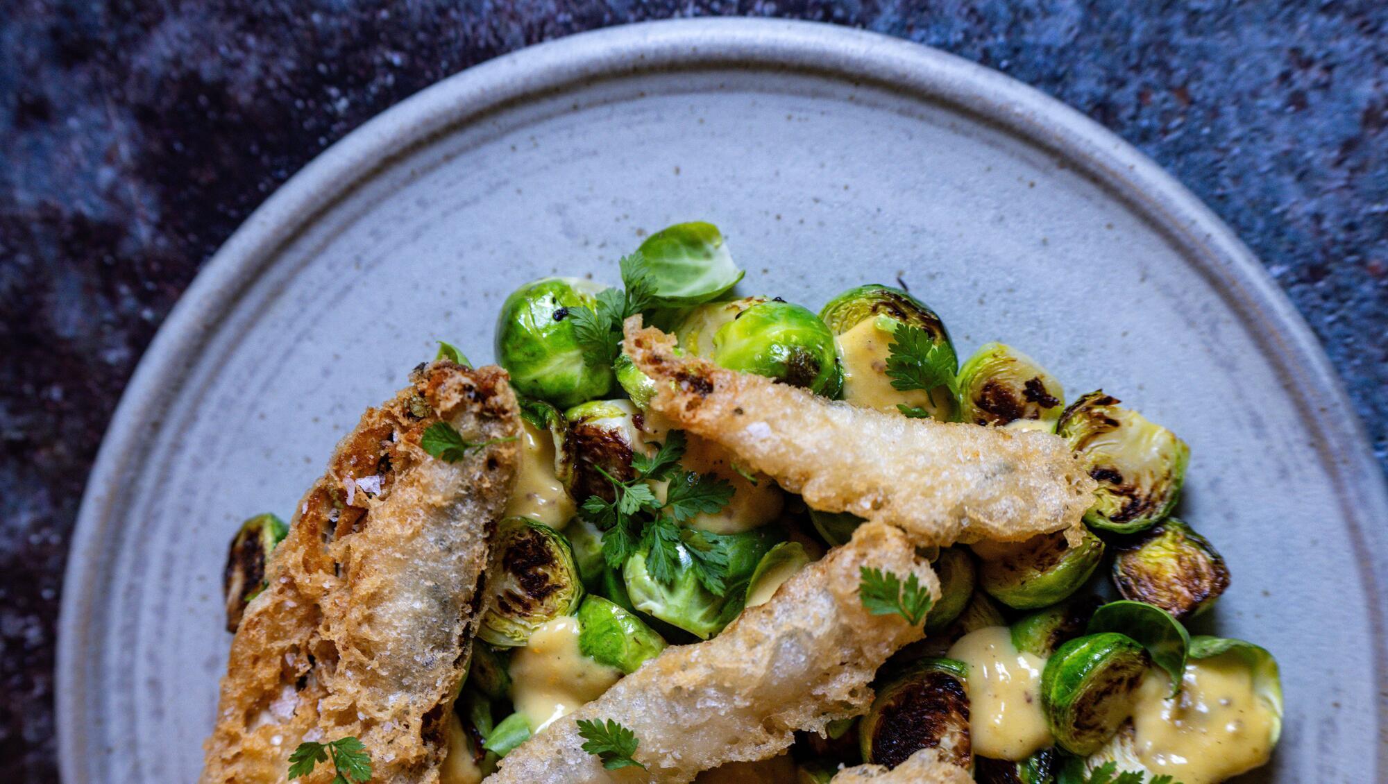 Aishling Moore: How to make a Caesar salad — with brussels sprouts and fish