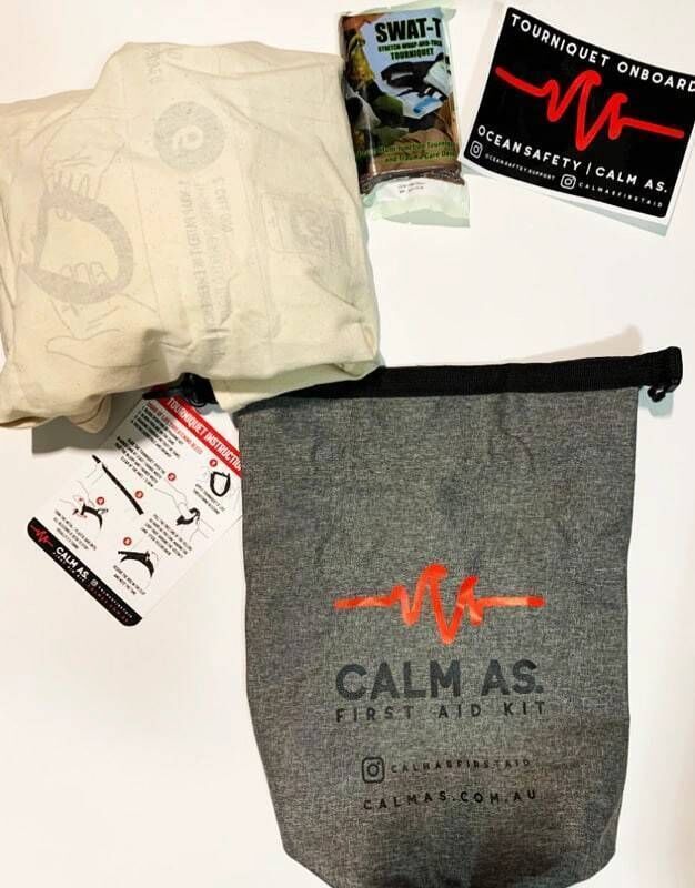The Calm As Shark Bite First Aid Slam Pack. Picture: australiawidefirstaid.com.au 