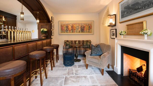 <p>Cashel Palace’s intimate Guinness Bar</p>