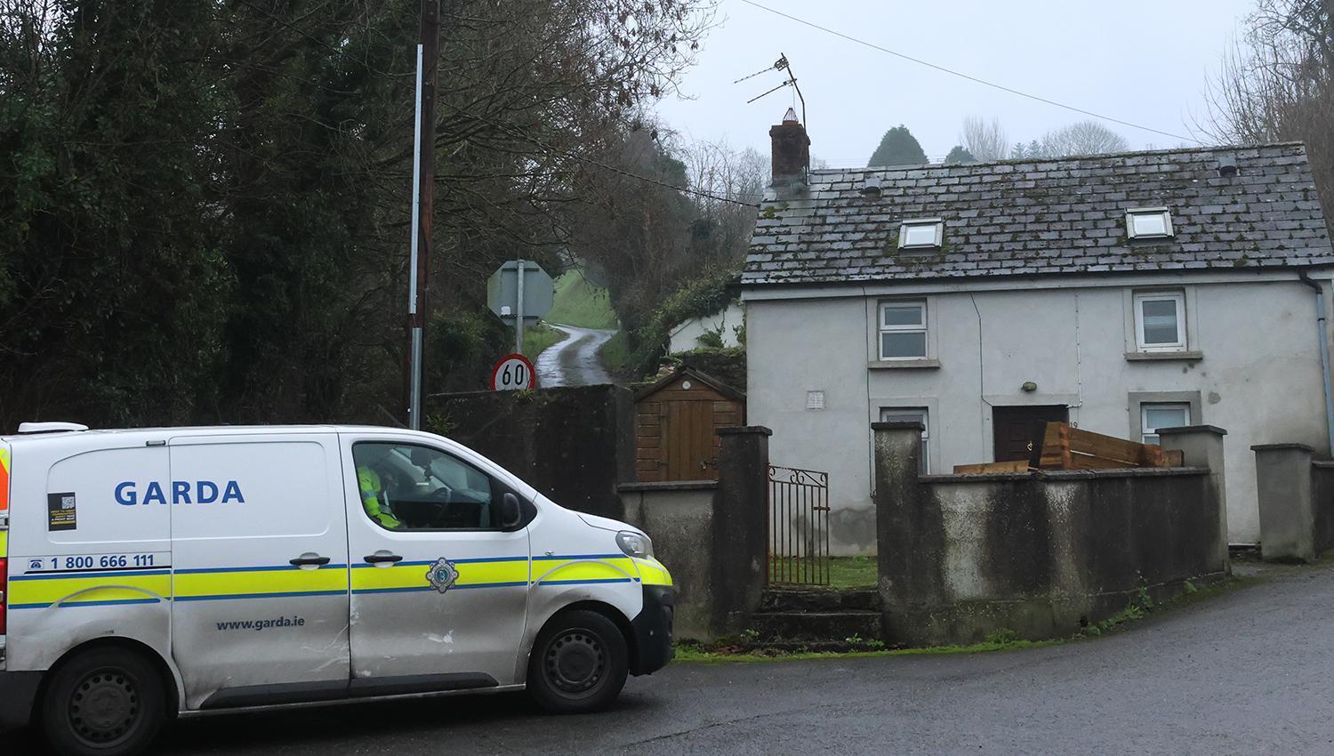  Gardaí at the scene at Holy Years Cross, near Clonmel. Picture: Brendan Gleeson
