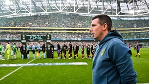 <p>STEPPING DOWN: Cork City manager Ger Nash before the 2025 Sports Direct Men's FAI Cup Final. Pic: Stephen McCarthy/Sportsfile</p>