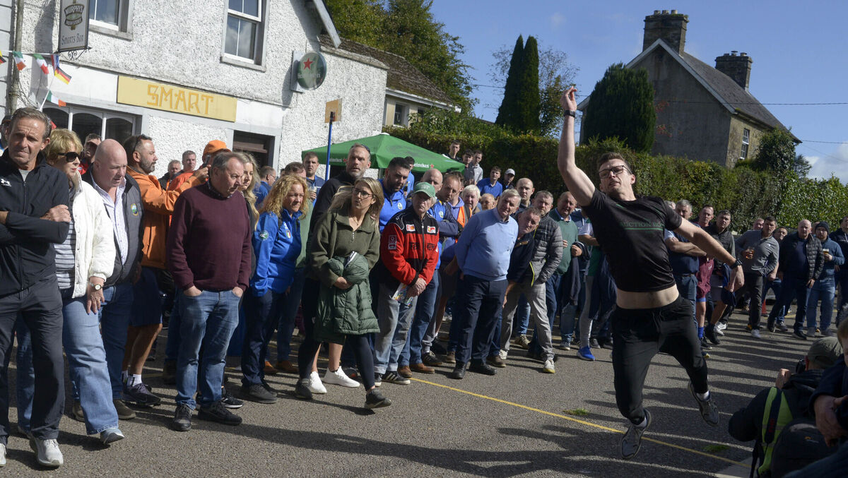 From the football pitch to the raod Ethan Rafferty in action. Picture: Denis Boyle