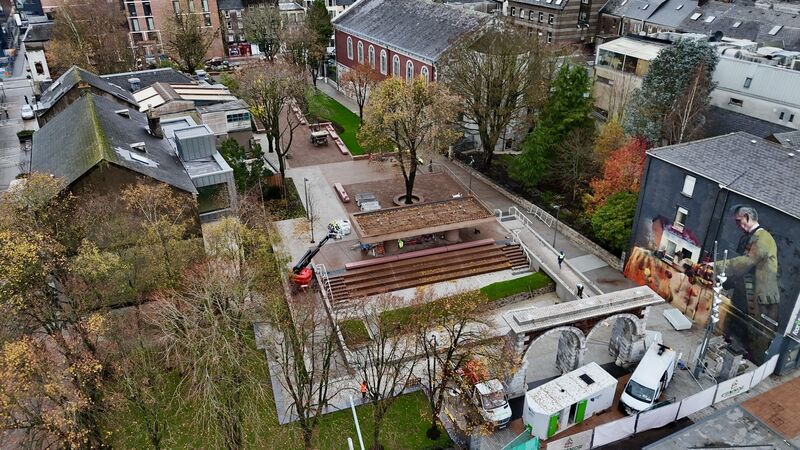Upgraded Bishop Lucey Park has provoked a mixed reaction. Picture: Larry Cummins Upgraded Bishop Lucey Park has provoked a mixed reaction. Picture: Larry Cummins
