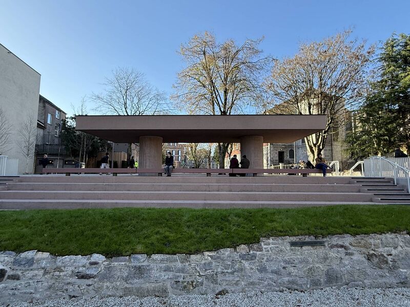Bishop Lucey Park after redevelopment. Picture: Rob Meehan Bishop Lucey Park after redevelopment. Picture: Rob Meehan