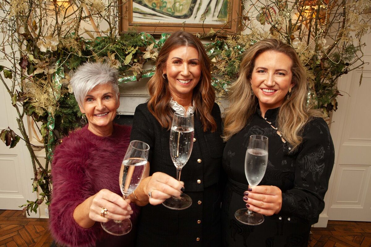 Adrianna Hegarty (centre), owner and director of Hegarty Properties, with Anne O’Connell, Office Manager, and Niamh Hegarty, Business Development Specialist, recently pictured celebrating 20 years in business at Ballymaloe House in East Cork. Picture: Diane Cusack