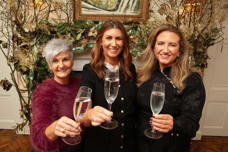 Adrianna Hegarty (centre), owner and director of Hegarty Properties, with Anne O’Connell, Office Manager, and Niamh Hegarty, Business Development Specialist, recently pictured celebrating 20 years in business at Ballymaloe House in East Cork. Picture: Diane Cusack