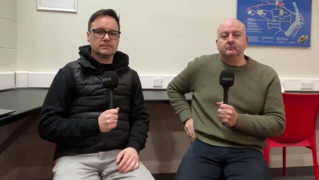 <p>Brendan O'Brien and Simon Lewis.</p>