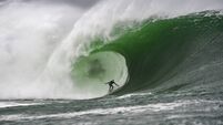 Red Bull Surfers Catch Massive Swell In Mullaghmore, Co. Sligo 18/12/2025