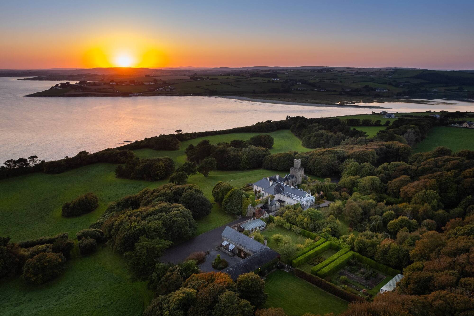 Sale in train: The beautiful Coolmain Castle in Kilbrittain, Co Cork, had an asking price of €7.5m.