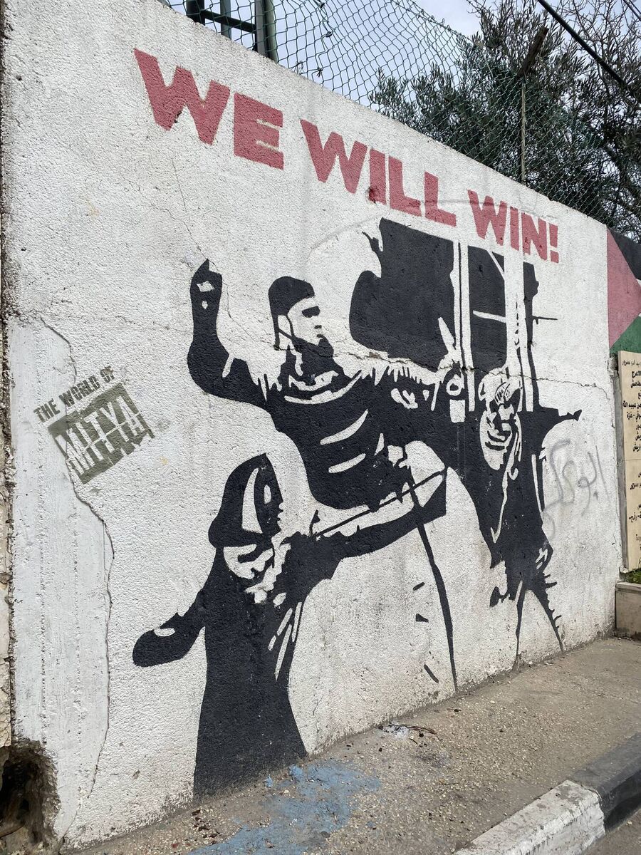 On a wall inside the camp, another mural lists the Palestinian villages and towns that now lie inside Israel — which the camp’s residents were expelled from during the Nakba in 1948 with the words: 'We will return.'