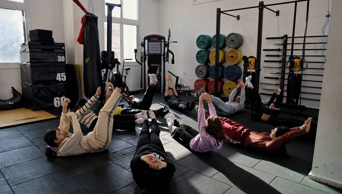 When the 'Irish Examiner' visits the gym one Saturday afternoon, children and teenagers who are part of a local circus group are warming up for a training session.