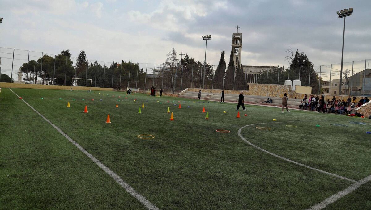 A few weeks ago, the camp received a notice from the Israeli authorities that a demolition order had been issued for the small astro turf pitch.