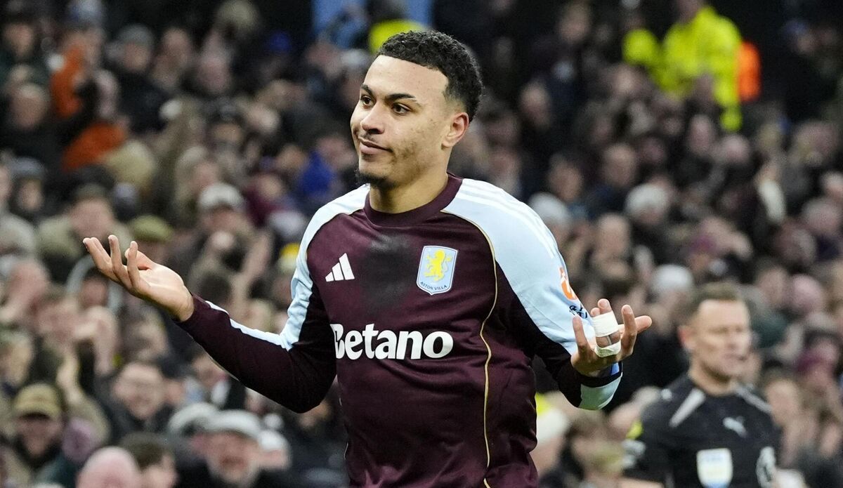 TOO EASY: Aston Villa's Morgan Rogers. Pic: PA