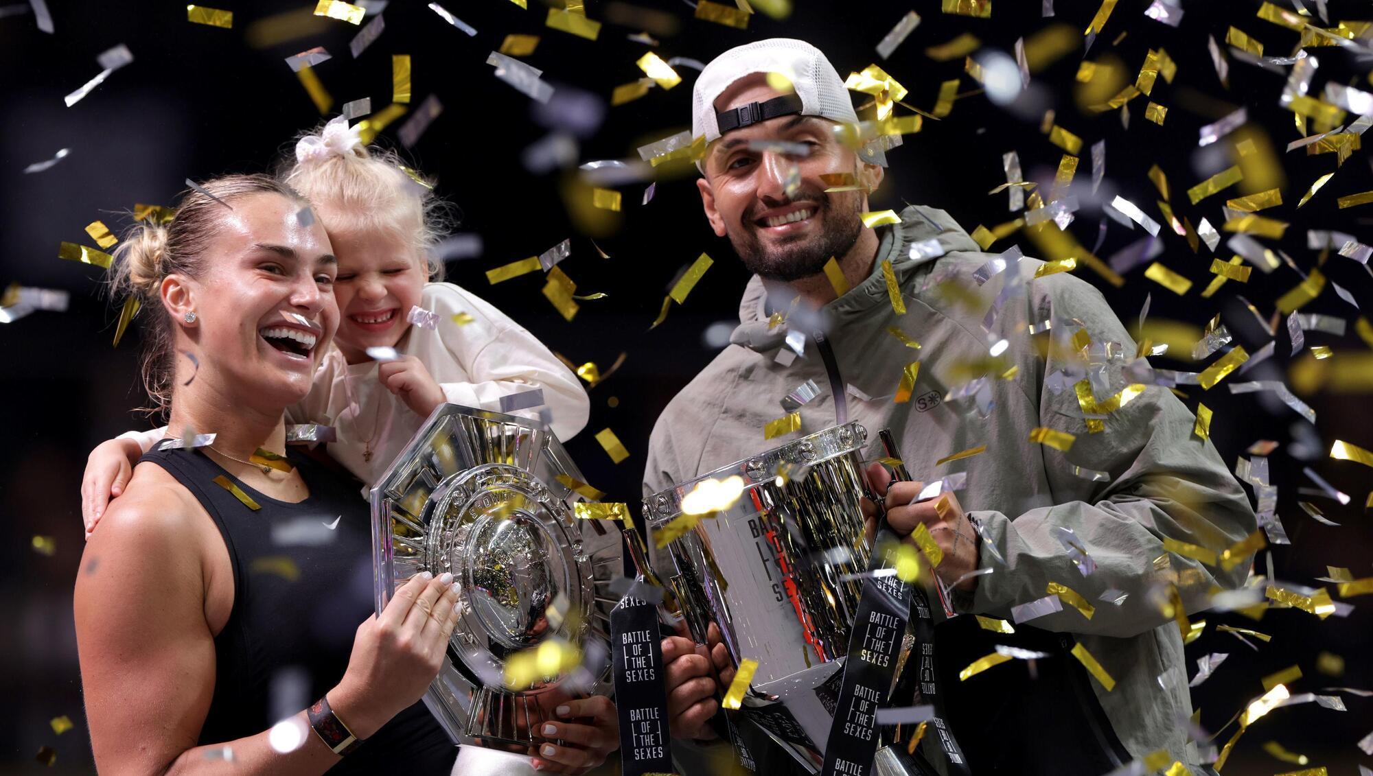 Kyrgios prevails over Sabalenka in Battle of the Sexes which divides opinion to the end 