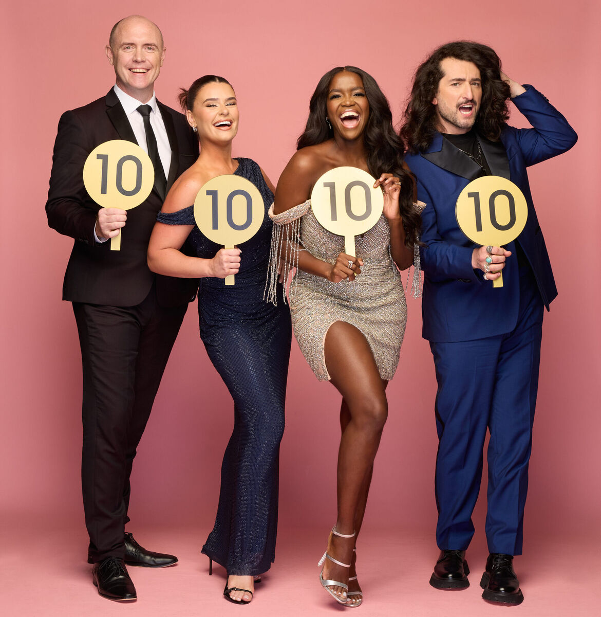 Judges Oti Mabuse, Brian Redmond, Arthur Gourounlian and Karen Byrne  = of Dancing with the Stars.