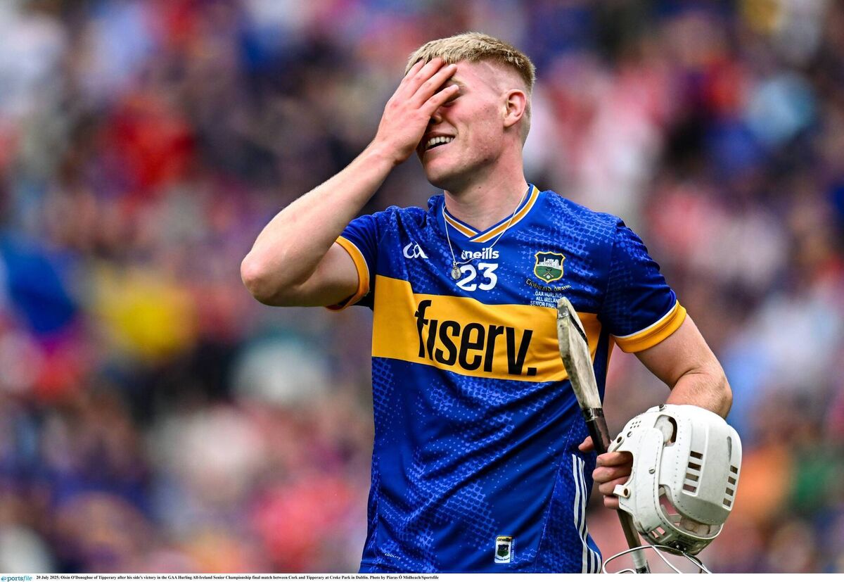 NEXT BIG THING? Oisin O'Donoghue of Tipperary after his side's victory in the All-Ireland final. Photo by Piaras Ó Mídheach/Sportsfile