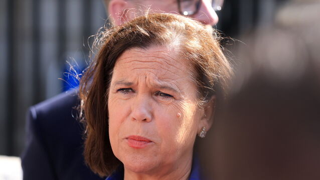 <p>Sinn Féin Leader Mary Lou McDonald TD. Picture: Collins </p>