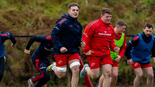 <p>Brian Gleeson at Munster training in UL, Limerick Pic: ©INPHO/Morgan Treacy</p>