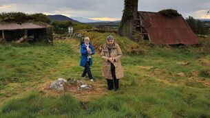 <p>Sisters Julia and Noreen Lucey visit âThe Cityâ of Shone pilgrimage site near Rathmore, Co Kerry. Pilgrims visit the site on May 1, to 'do the rounds' and collect water from the sacred well. âThe Cityâ or Cathair Crobh Dearg, is located on the northern slopes of the Paps of AnĂș.âThe Cityâ refers to the locations role as a cathair â ring-fort. It is thought to be one of the oldest Christian pilgrimage sites in Ireland. Picture: Valerie O'Sullivan</p> <p>Sisters Julia and Noreen Lucey visit âThe Cityâ of Shone pilgrimage site near Rathmore, Co Kerry. Pilgrims visit the site on May 1, to 'do the rounds' and collect water from the sacred well. âThe Cityâ or Cathair Crobh Dearg, is located on the northern slopes of the Paps of AnĂș.âThe Cityâ refers to the locations role as a cathair â ring-fort. It is thought to be one of the oldest Christian pilgrimage sites in Ireland. Picture: Valerie O'Sullivan</p>