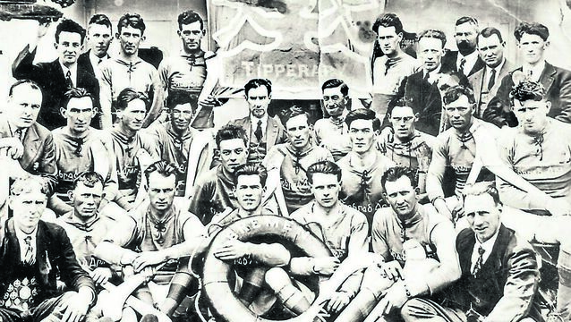 <p class="contextmenu internal_Caption">The All-Ireland winning Tipperary hurlers on board the SS Bremen in 1926. Tipperary was the first county team to tour the US. The image appears in ‘The GAA  — A People’s History’ by Mike Cronin, Mark Duncan, and Paul Rouse, published by The Collins Press, 2009.</p>