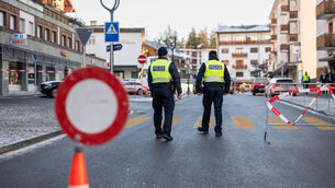 <p>Police officers inspect the area where a fire broke out at the Le Constellation bar and lounge leaving people dead and injured, during New Yearâs celebration, in Crans-Montana, Swiss Alps, Switzerland, Thursday, Jan. 1, 2026. (Alessandro della Valle/Keystone via AP)</p> <p>Police officers inspect the area where a fire broke out at the Le Constellation bar and lounge leaving people dead and injured, during New Yearâs celebration, in Crans-Montana, Swiss Alps, Switzerland, Thursday, Jan. 1, 2026. (Alessandro della Valle/Keystone via AP)</p>