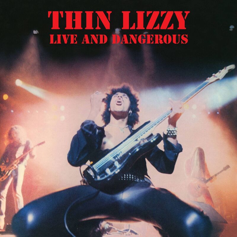  Phil Lynott was front and centre of the cover of Thin Lizzy's 'Live and Dangerous' album. 