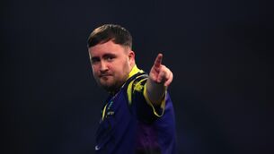 <p>Luke Littler eased through to the last four of the World Championship (Steven Paston/PA)</p>