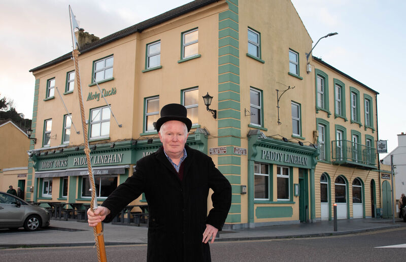 Kevin Linehan pictured outside the well known Youghal pub, whih has been in the family since 1880. Picture: Howard Crowdy